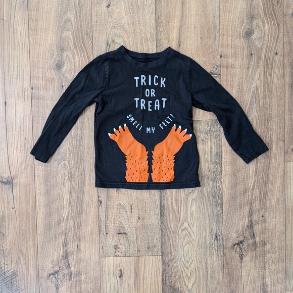 Carter's Halloween "Smell My Feet" Long sleeve Tee - Picture 5 of 6